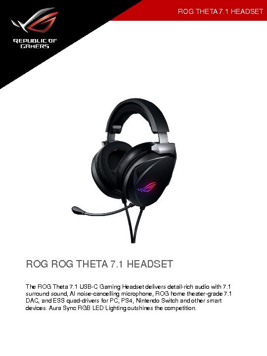 ROG THETA 7.1 Headset