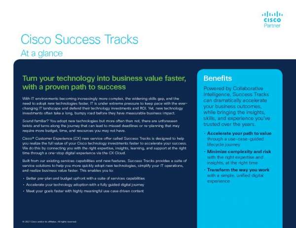 Cisco Success Tracks 