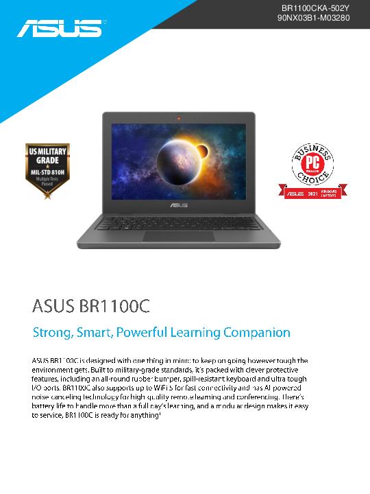ASUS BR1100C – Strong, Smart, Powerful Learning Companion