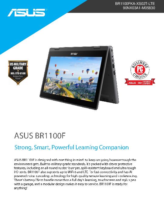 ASUS BR1100F – Strong, Smart, Powerful Learning Companion
