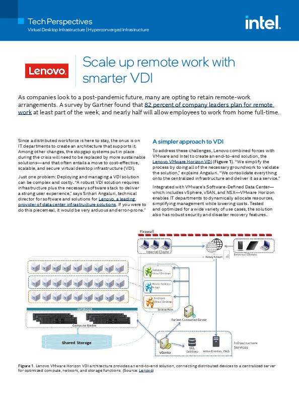 Scale Up Remote Work with Smarter VDI