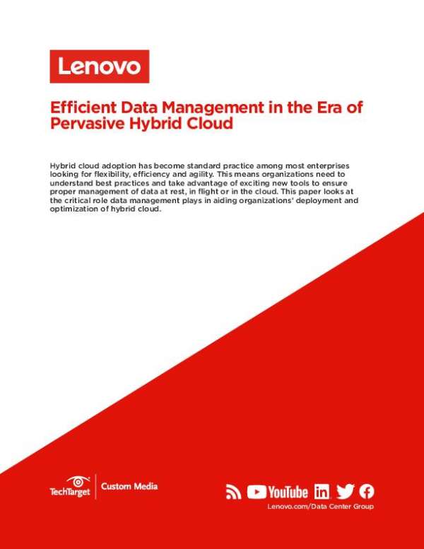 Efficient Data Management in the Era of Pervasive Hybrid Cloud