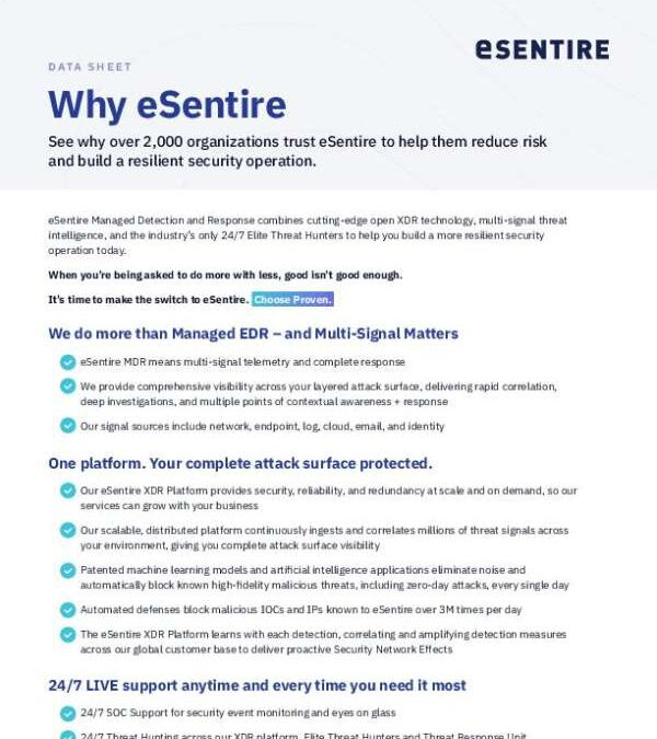Why eSentire