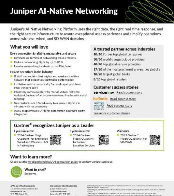 Juniper AI-Native Networking