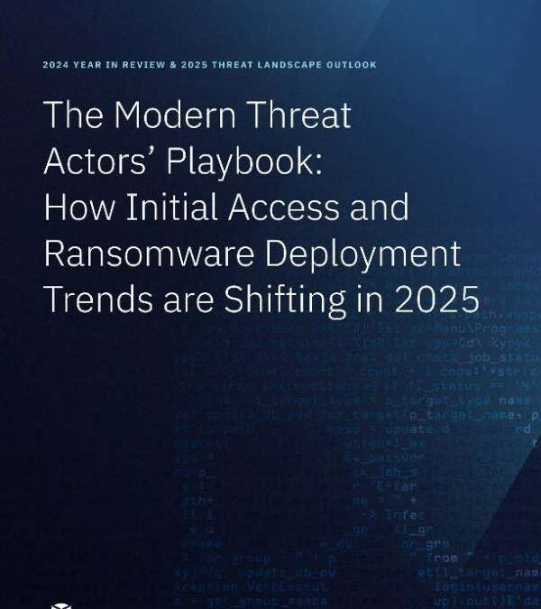 The Modern Threat Actor’s Playbook