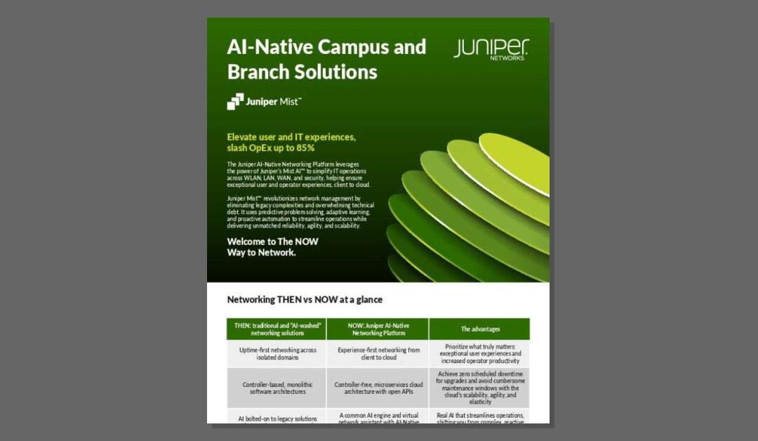 AI-Native Campus and Branch Solutions