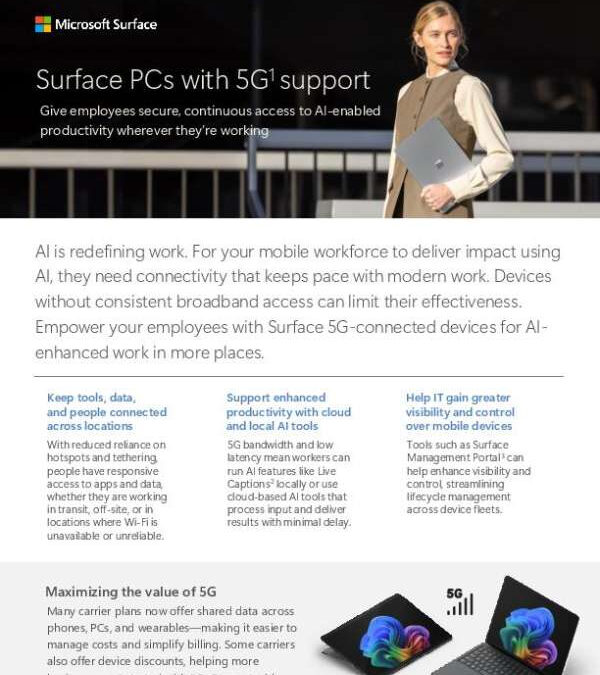 Surface 5G Narrative Flyer